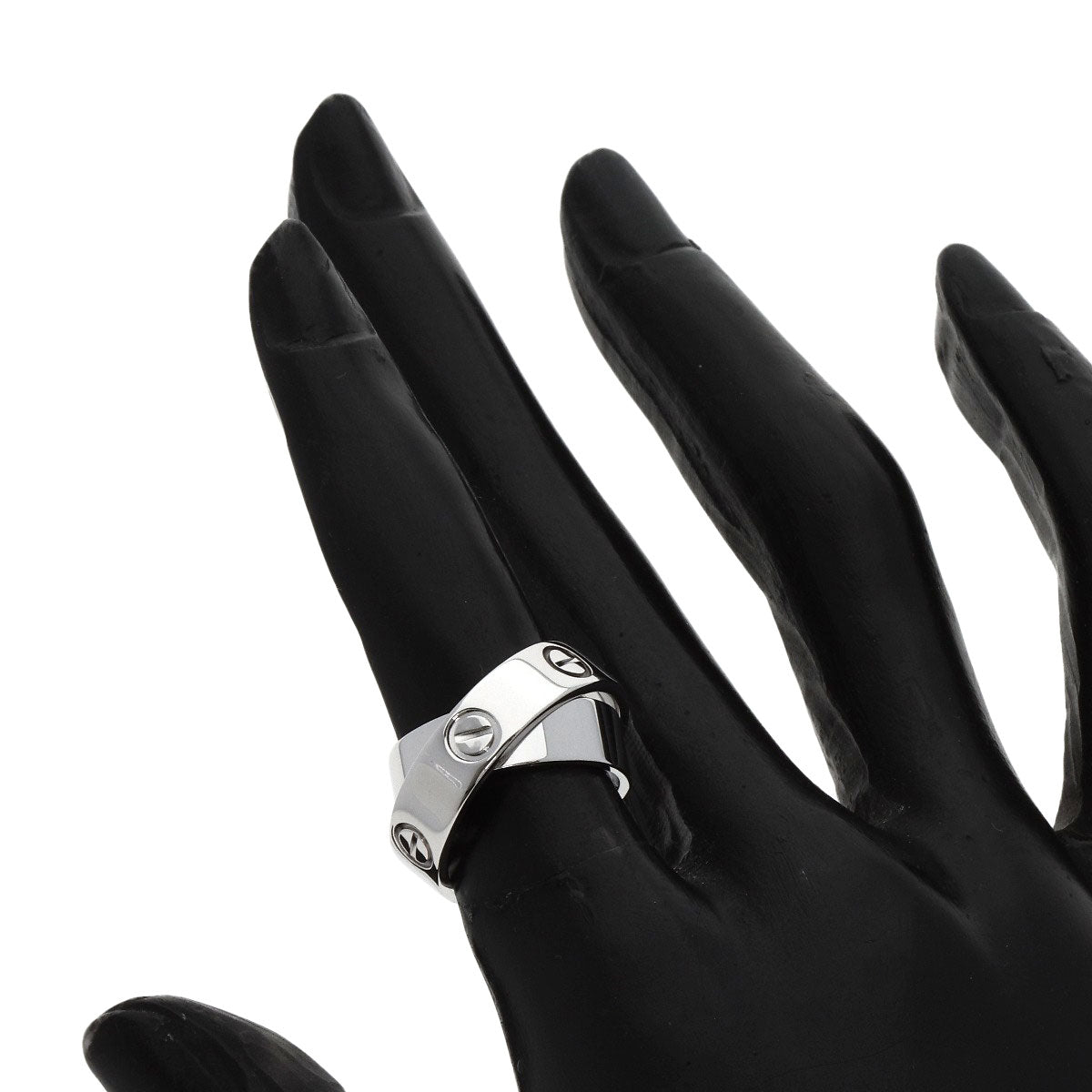 CARTIER Secret Love #49 Ring K18 White Gold Ladies [Used]