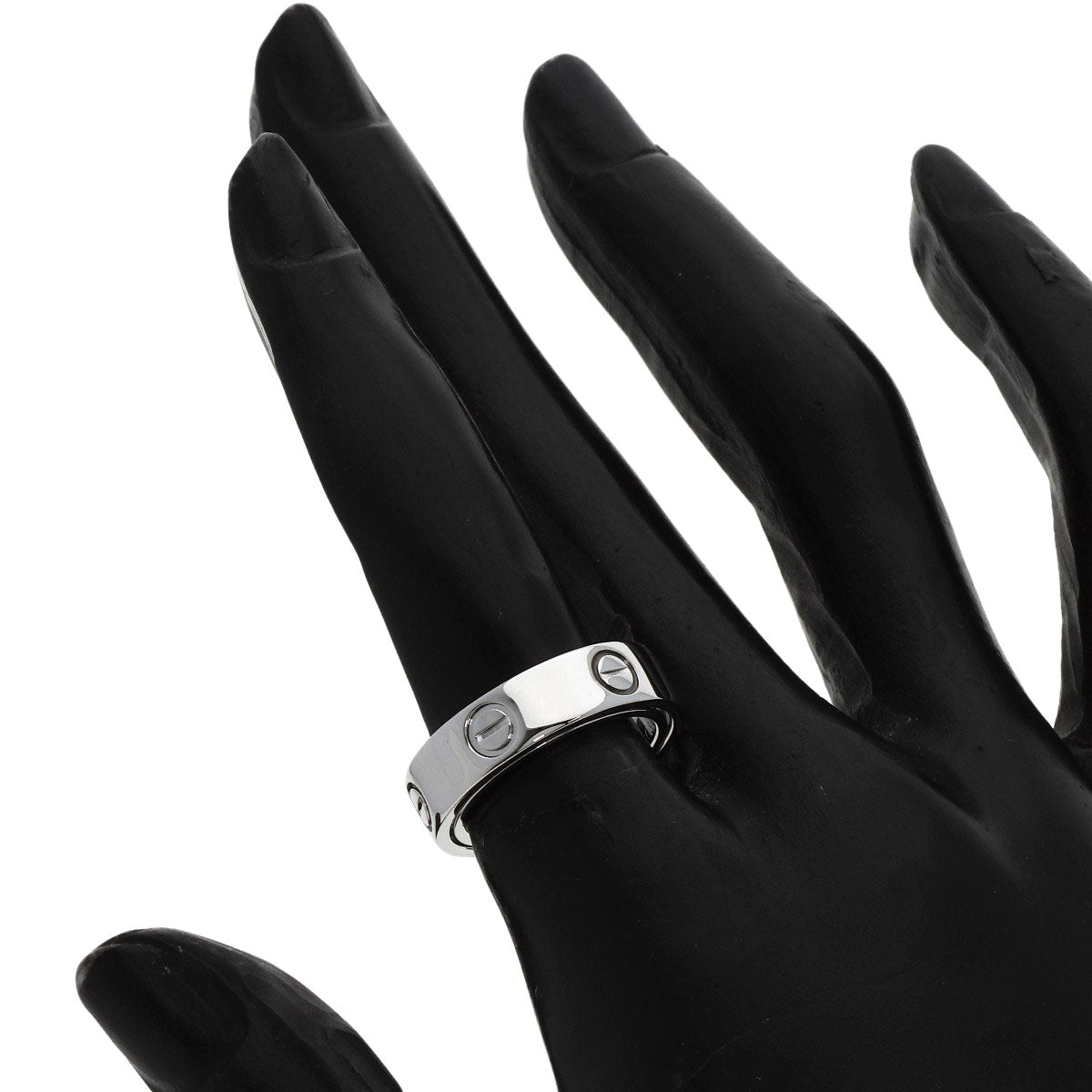 CARTIER Secret Love #49 Ring K18 White Gold Ladies [Used]
