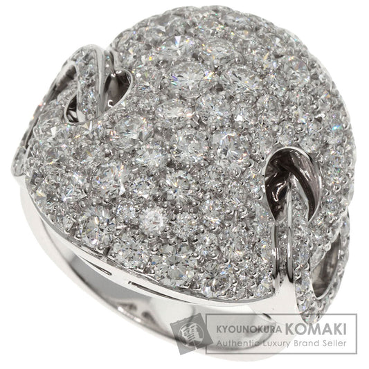 BVLGARI Diamond Ring K18 White Gold Ladies [Used]