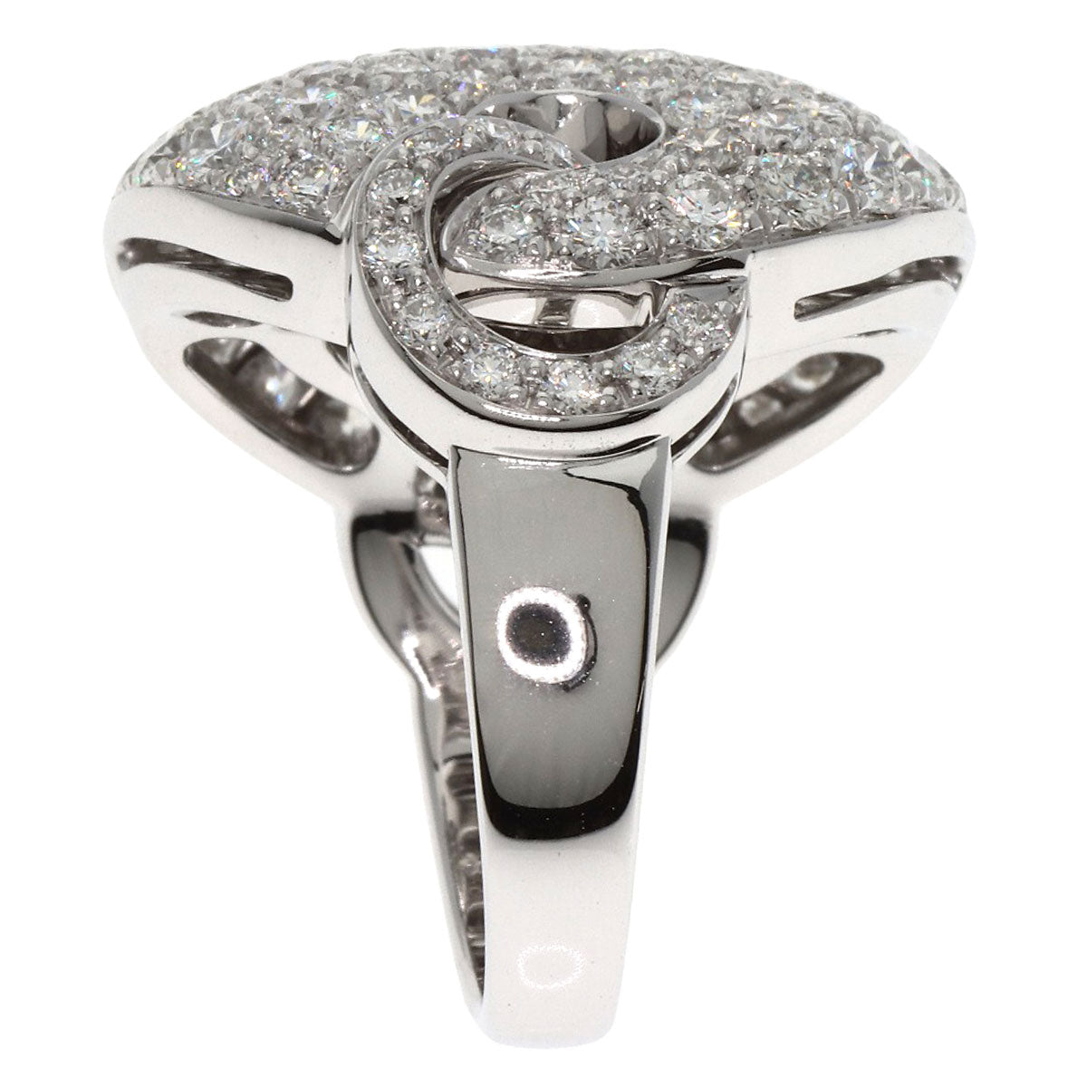 BVLGARI Diamond Ring K18 White Gold Ladies [Used]