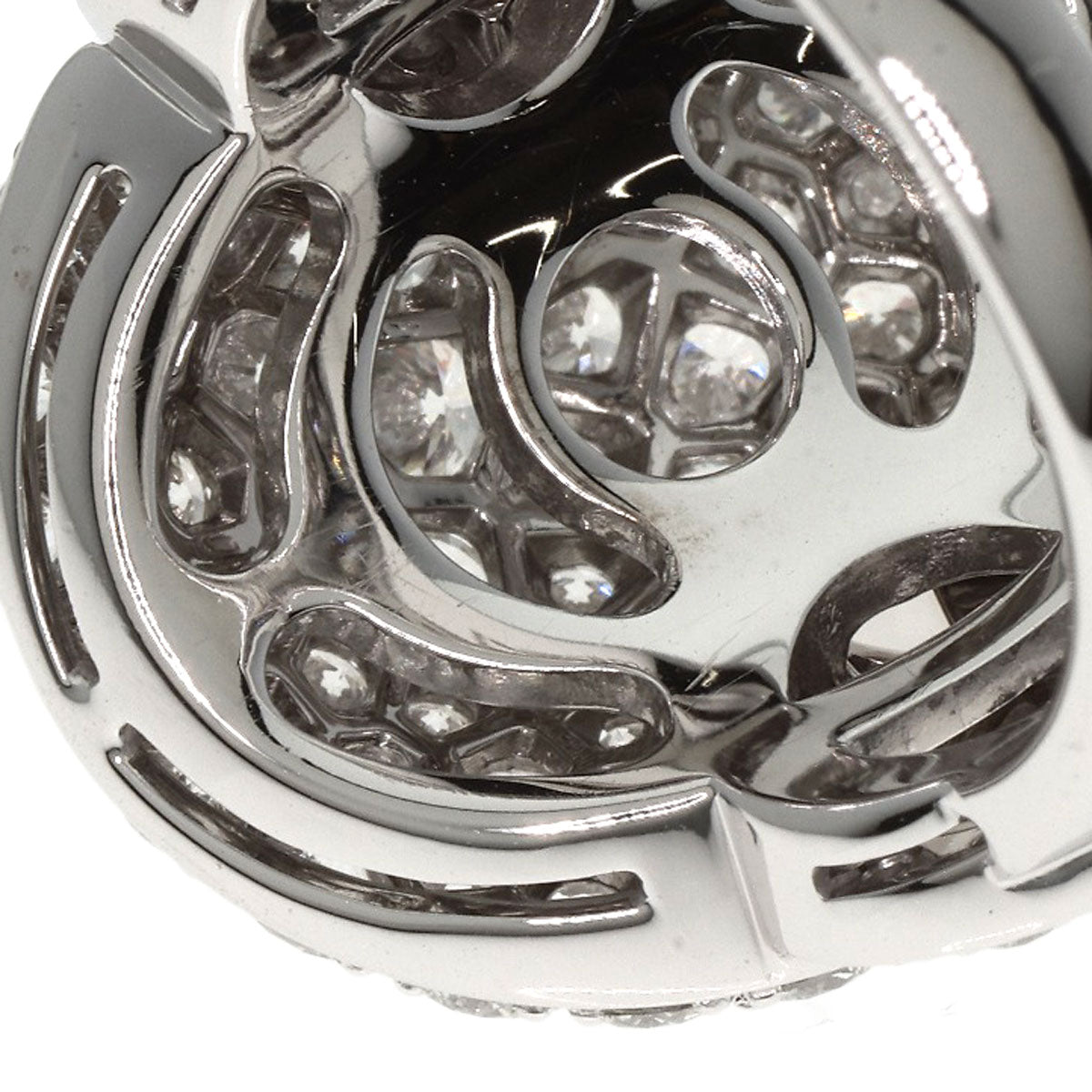 BVLGARI Diamond Ring K18 White Gold Ladies [Used]