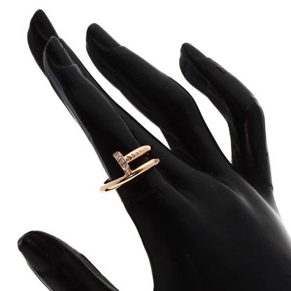 CARTIER Juste un Cle Diamond #49 Ring K18 Pink Gold Ladies [Used]