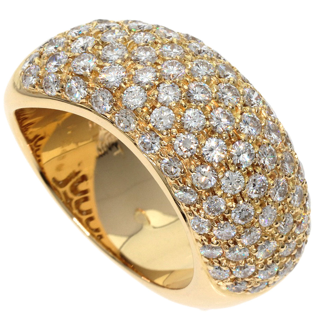 ショーメ ヴェニスリングLM ダイヤモンド リング・指輪 K18イエローゴールド レディース 【中古】【Chaumet】