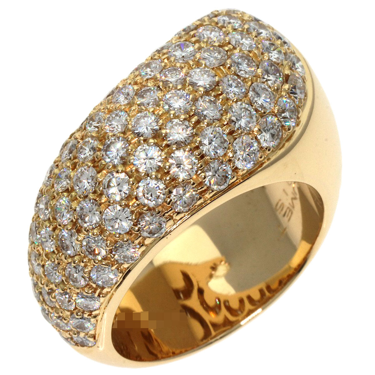 ショーメ ヴェニスリングLM ダイヤモンド リング・指輪 K18イエローゴールド レディース 【中古】【Chaumet】