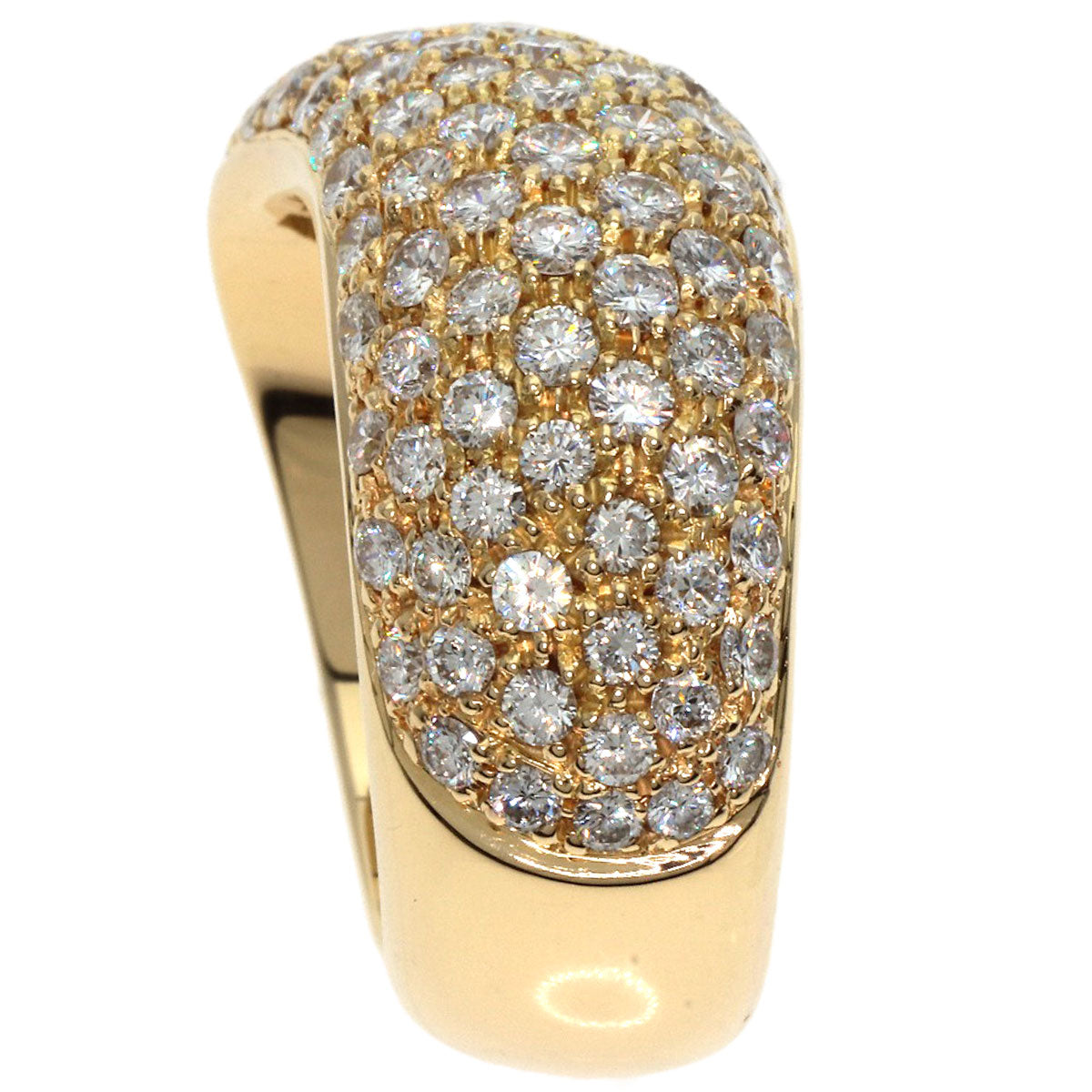 ショーメ ヴェニスリングLM ダイヤモンド リング・指輪 K18イエローゴールド レディース 【中古】【Chaumet】