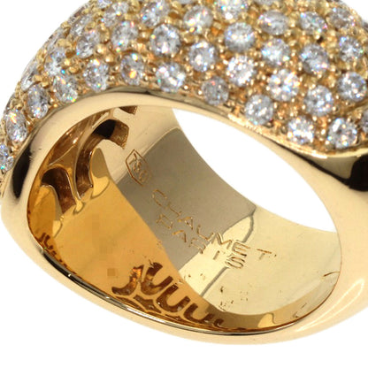 ショーメ ヴェニスリングLM ダイヤモンド リング・指輪 K18イエローゴールド レディース 【中古】【Chaumet】