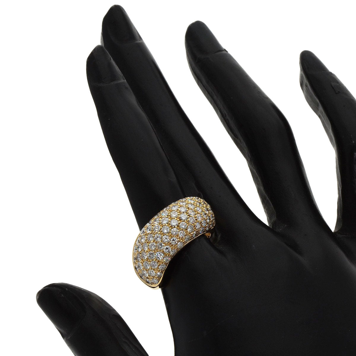 ショーメ ヴェニスリングLM ダイヤモンド リング・指輪 K18イエローゴールド レディース 【中古】【Chaumet】