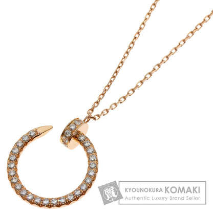 CARTIER Just Ankle Diamond Necklace K18 Pink Gold Ladies [Used]