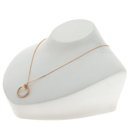 CARTIER Just Ankle Diamond Necklace K18 Pink Gold Ladies [Used]