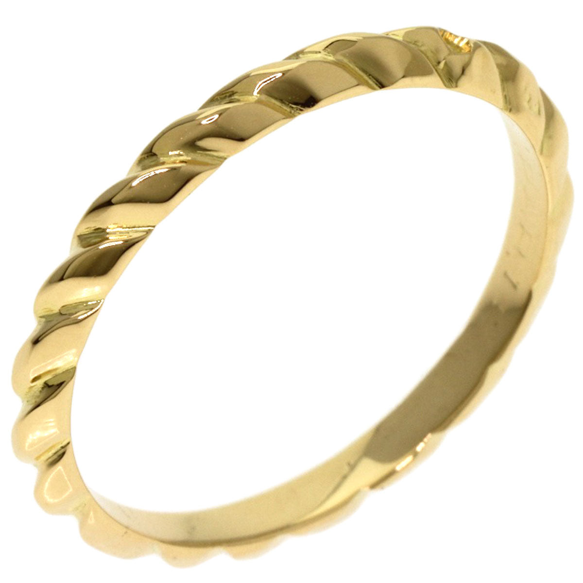 Chaumet Torsade Ring K18 Yellow Gold Ladies [Used]