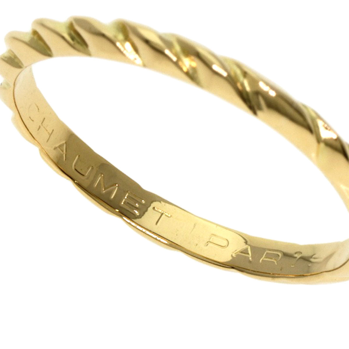Chaumet Torsade Ring K18 Yellow Gold Ladies [Used]