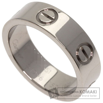 CARTIER love ring #51 Ring K18 White Gold Ladies [Used]