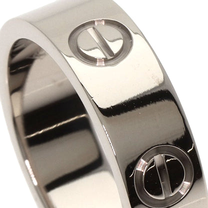 CARTIER love ring #51 Ring K18 White Gold Ladies [Used]