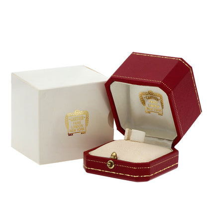CARTIER love ring #51 Ring K18 White Gold Ladies [Used]