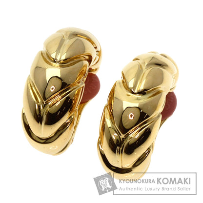 BVLGARI Spiga Earring Earring K18 Yellow Gold Ladies [Used]