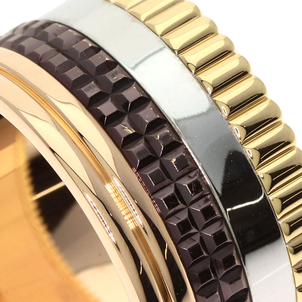 Boucheron Quatre Classic Large #57 Ring K18 Yellow Gold K18 White GoldLadies [Used]