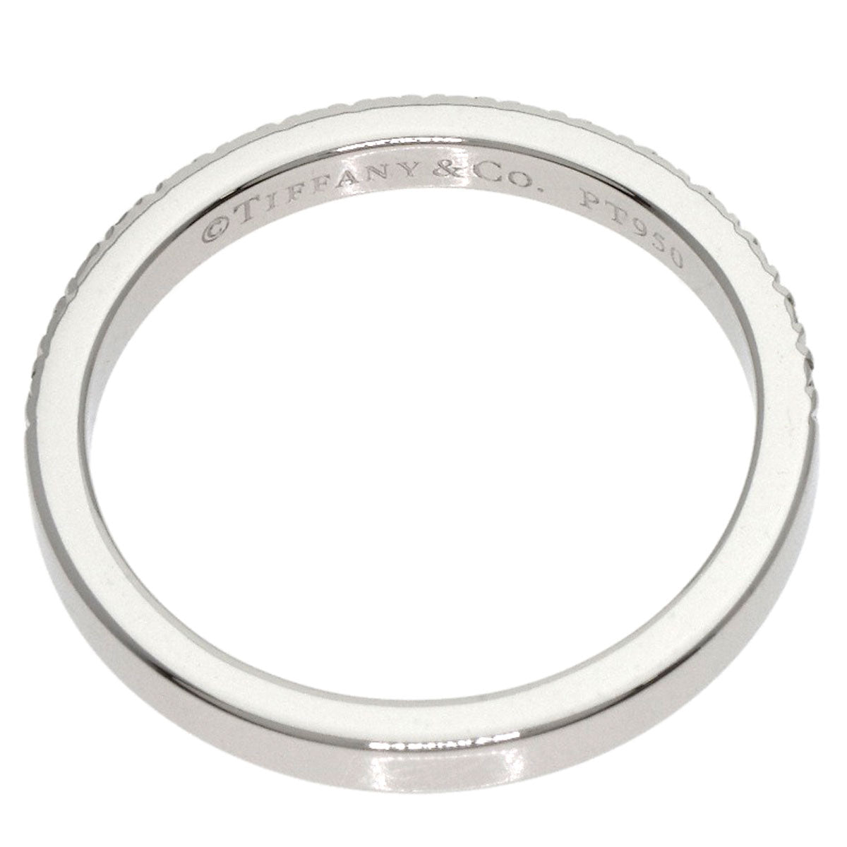 TIFFANY&Co. Novo Ring Half Eternity Diamond Ring Platinum PT950 Ladies [Used]