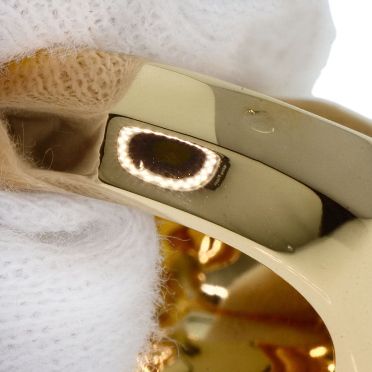 CARTIER PANTHERE de Cartier Lacquer Tsavorite #56 Ring K18 Yellow Gold Ladies [Used]