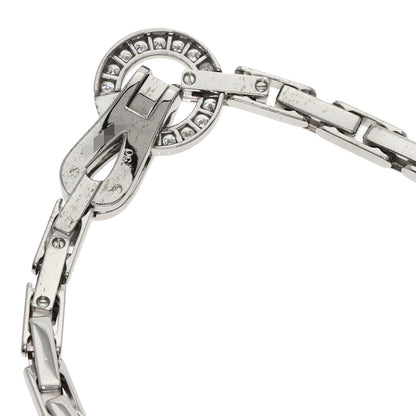 CARTIER Agraph Diamond Necklace K18 White Gold Ladies [Used]