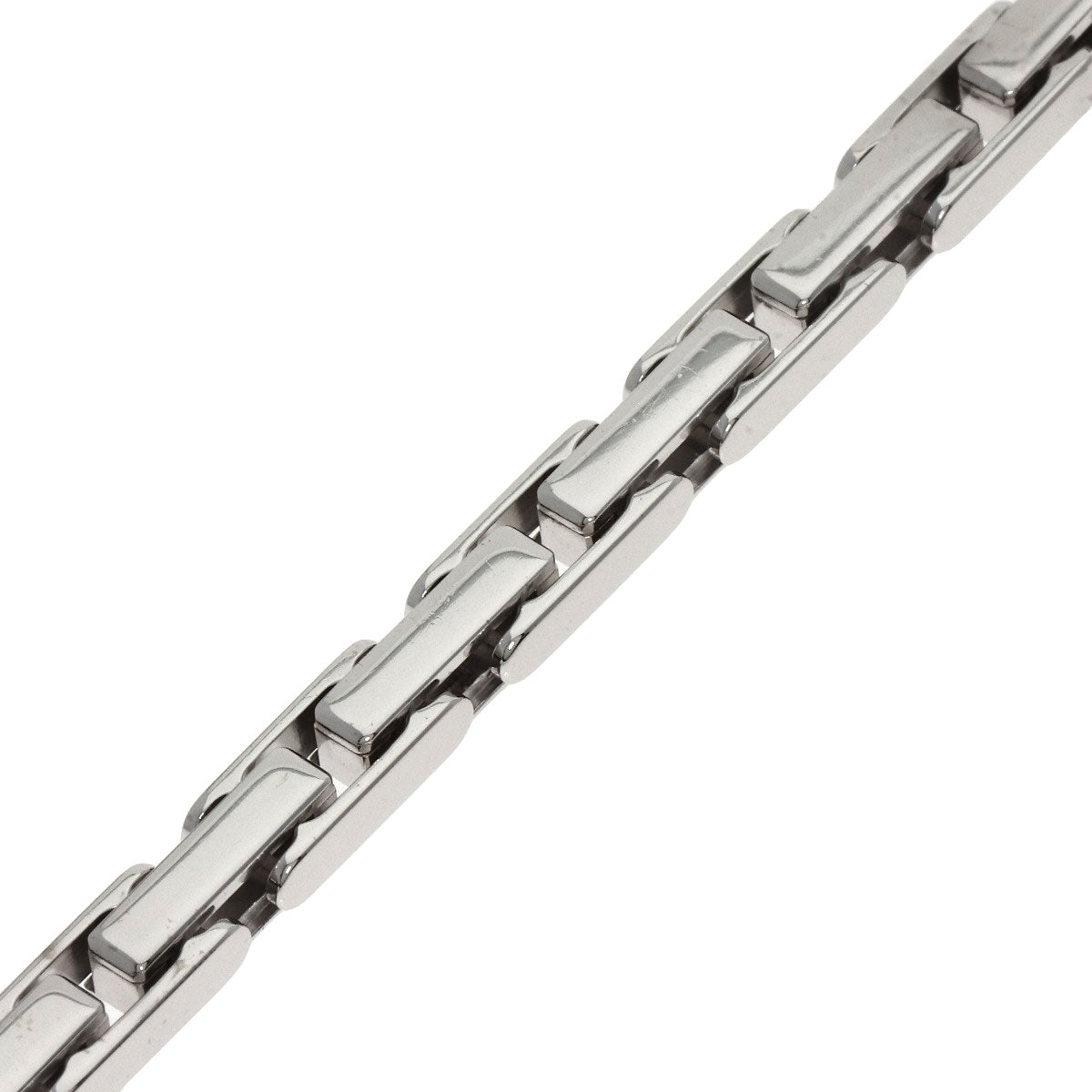 CARTIER Agraph Diamond Necklace K18 White Gold Ladies [Used]