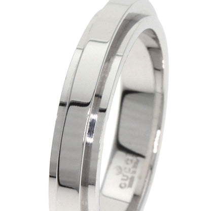 GUCCI Straight Rough #13 Ring K18 White Gold Ladies [Used]