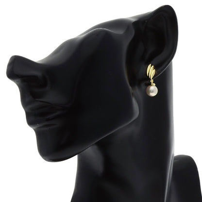 MIKIMOTO Pearl Pearl Earring K18 Yellow Gold Ladies [Used]