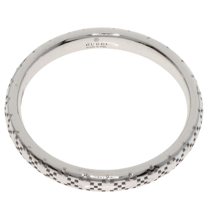 GUCCI Diamantissima #10 Ring K18 White Gold Ladies [Used]