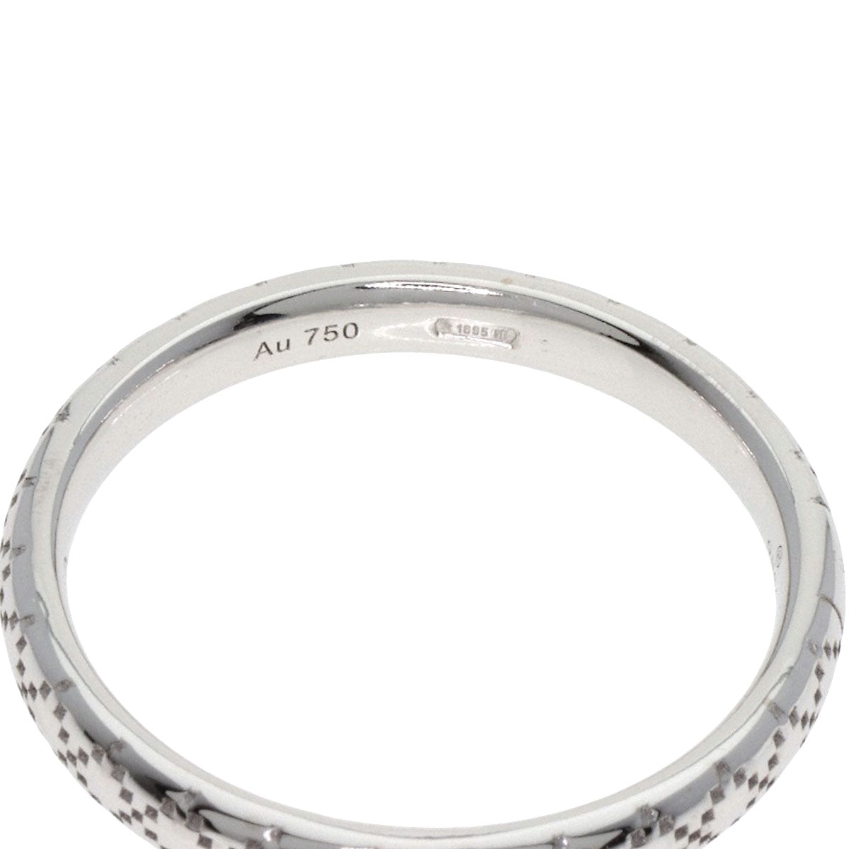 GUCCI Diamantissima #10 Ring K18 White Gold Ladies [Used]