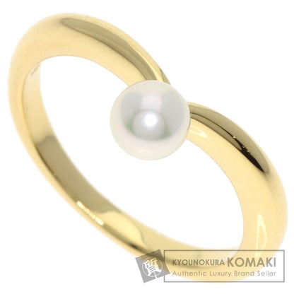 MIKIMOTO Perlita Pearl Pearl Ring K18 Yellow Gold Ladies [Used]