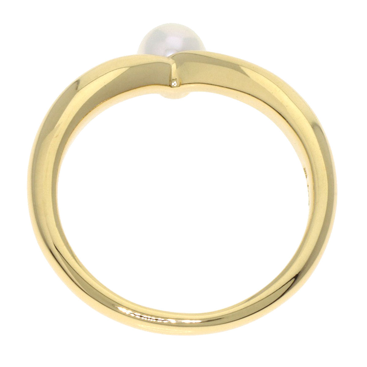 MIKIMOTO Perlita Pearl Pearl Ring K18 Yellow Gold Ladies [Used]