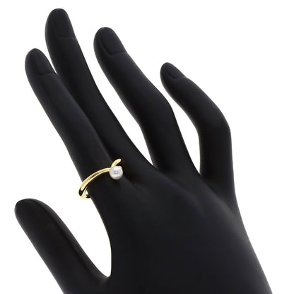 MIKIMOTO Perlita Pearl Pearl Ring K18 Yellow Gold Ladies [Used]