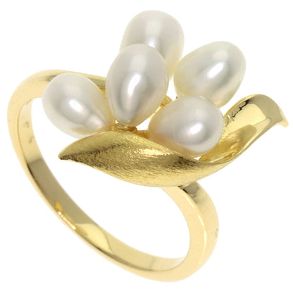 MIKIMOTO Pearl Pearl Ring K18 Yellow Gold Ladies [Used]