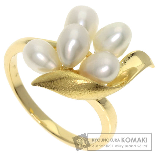 MIKIMOTO Pearl Pearl Ring K18 Yellow Gold Ladies [Used]