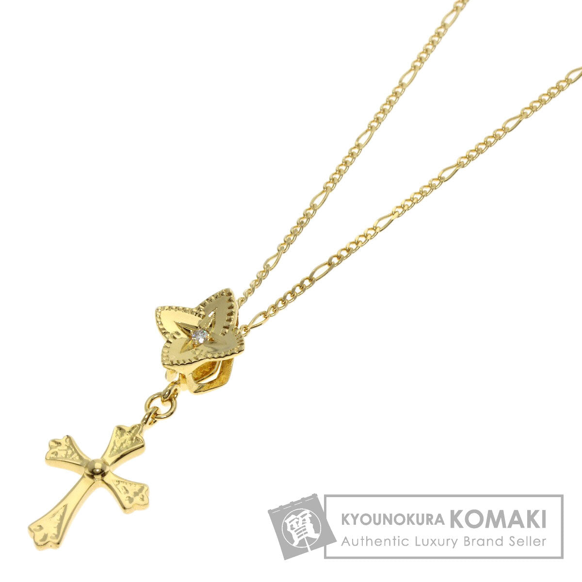 MIKIMOTO Perlita Diamond Necklace K18 Yellow Gold Ladies [Used]