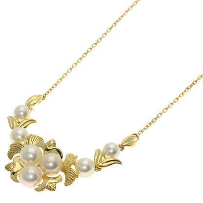 MIKIMOTO Pearl Pearl Necklace K18 Yellow Gold Ladies [Used]
