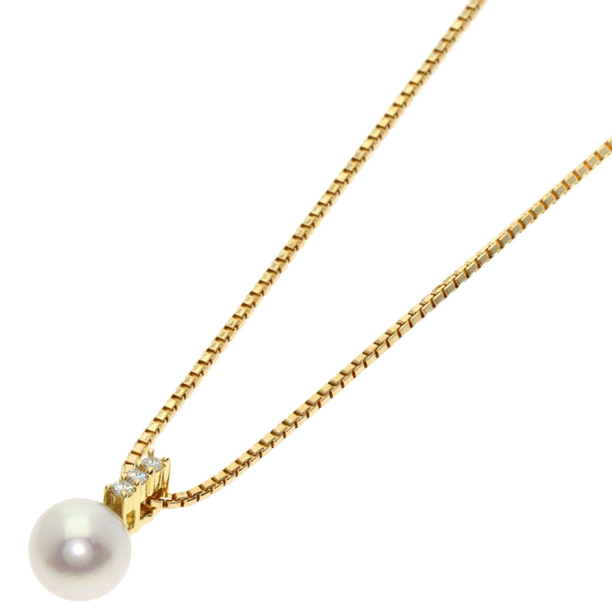 TASAKI Pearl Pearl Necklace K18 Yellow Gold Ladies [Used]