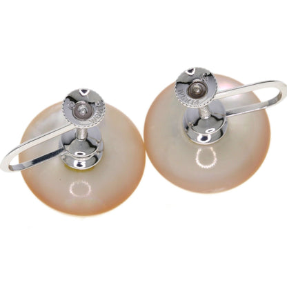 TASAKI Mabe Pearl Pearl Earring K14 White Gold Ladies [Used]
