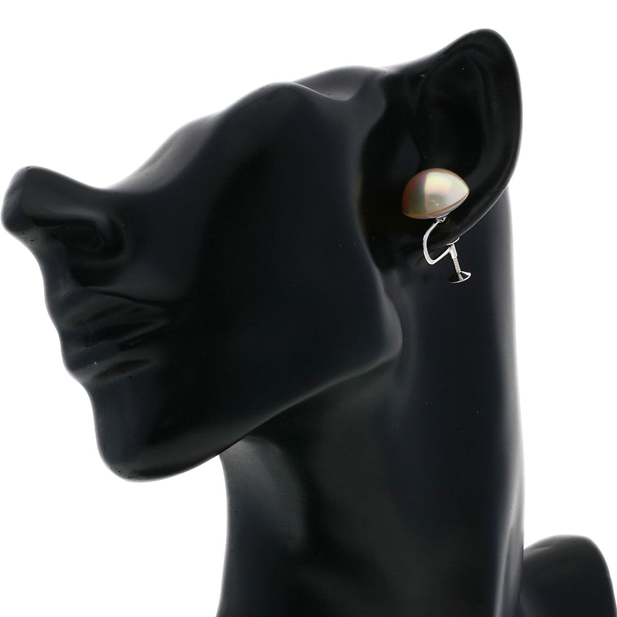 TASAKI Mabe Pearl Pearl Earring K14 White Gold Ladies [Used]