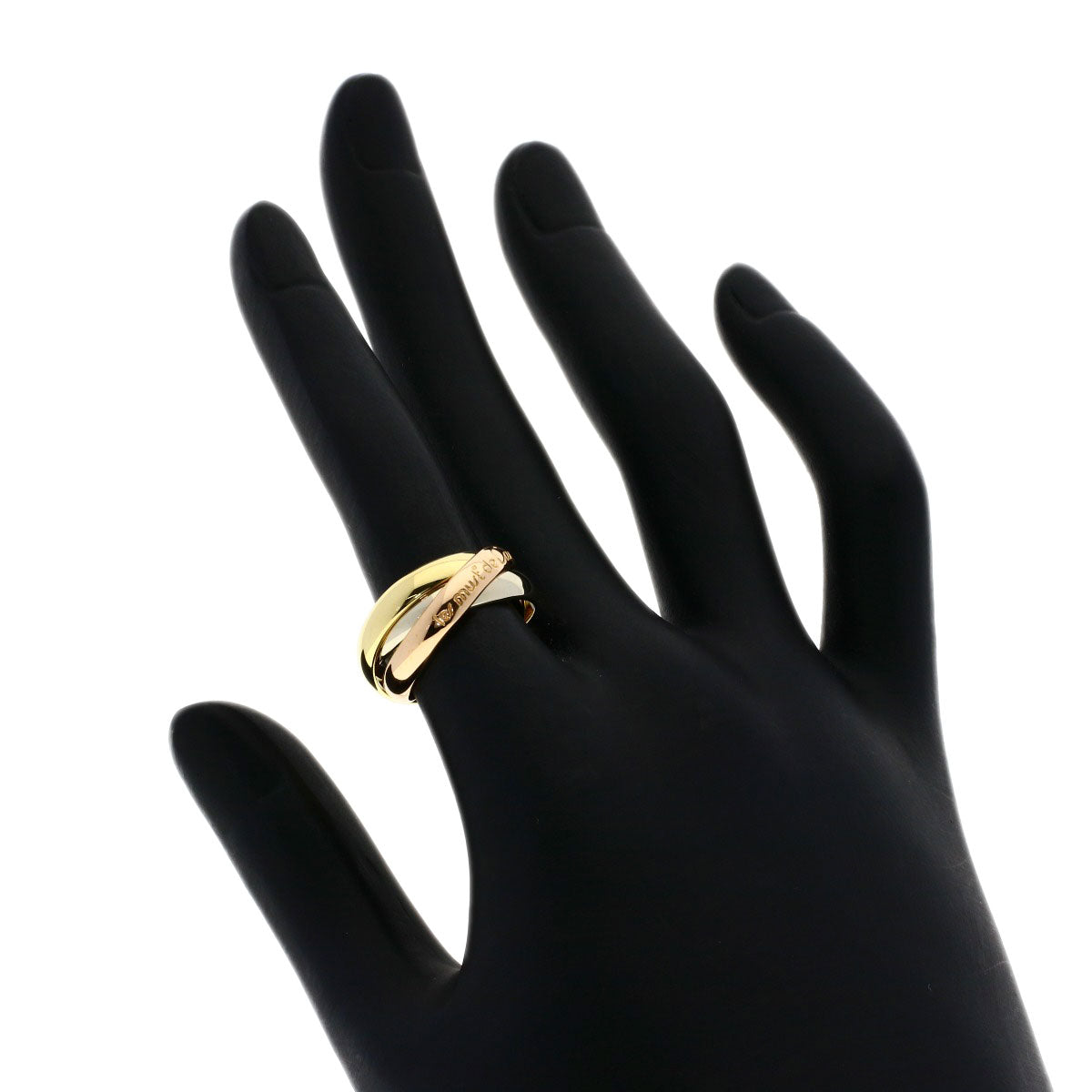CARTIER Trinity #50 Ring K18 Yellow Gold 18K Pink GoldLadies [Used]