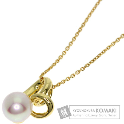 TASAKI Heart Pearl Pearl Necklace K18 Yellow Gold Ladies [Used]