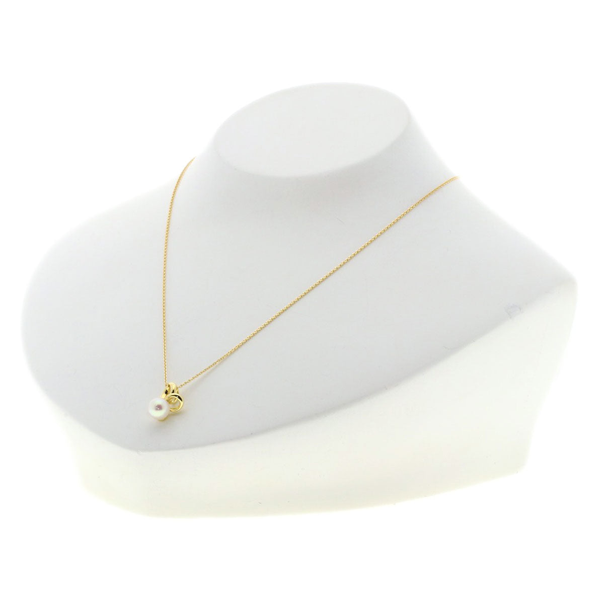 TASAKI Heart Pearl Pearl Necklace K18 Yellow Gold Ladies [Used]