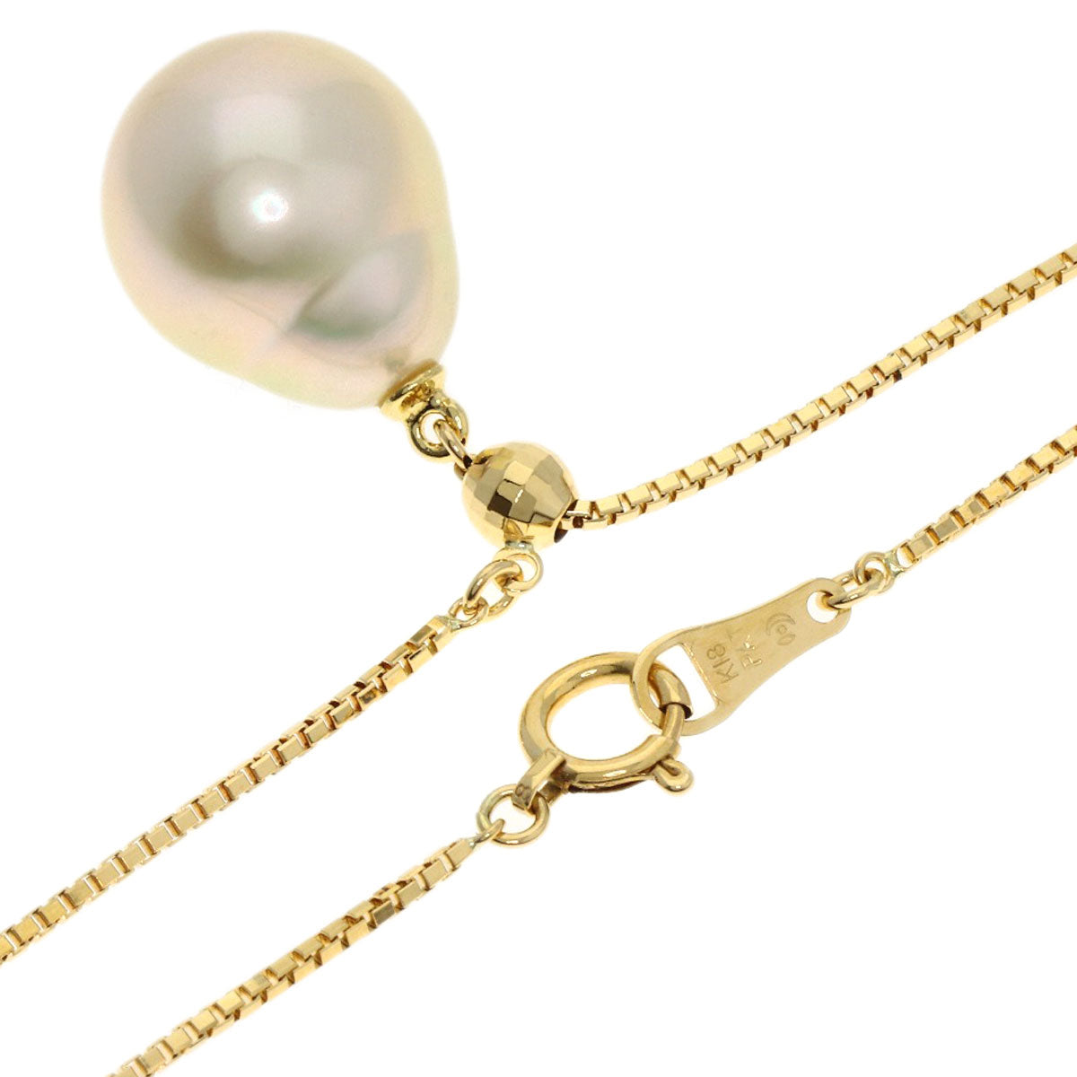 TASAKI Pearl Pearl Necklace K18 Yellow Gold Ladies [Used]