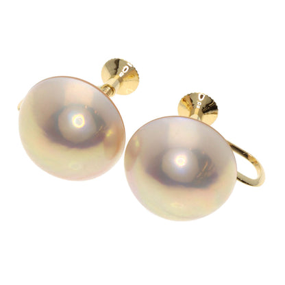 TASAKI Mabe Pearl Pearl Earring K18 Yellow Gold Ladies [Used]
