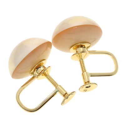 TASAKI Mabe Pearl Pearl Earring K18 Yellow Gold Ladies [Used]