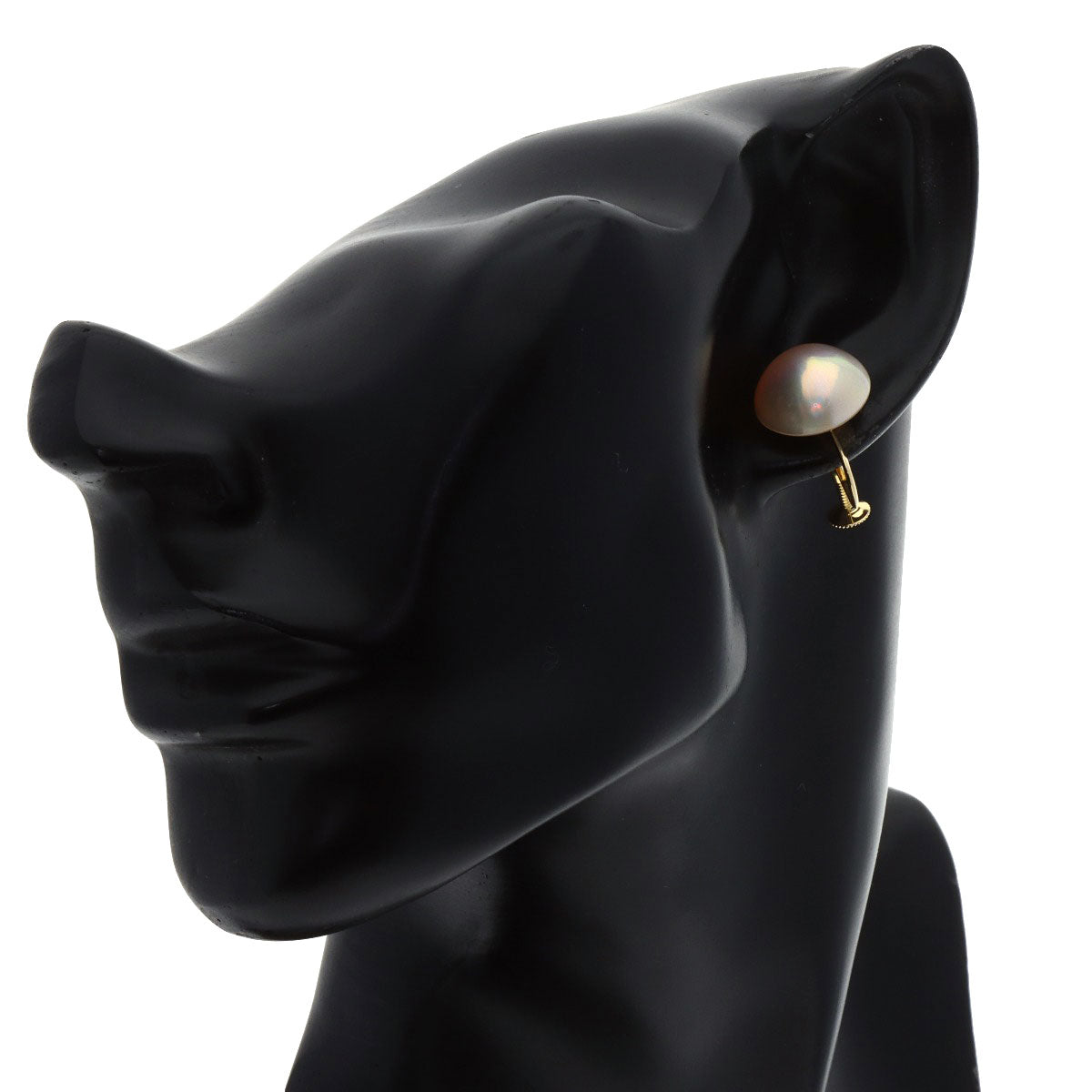 TASAKI Mabe Pearl Pearl Earring K18 Yellow Gold Ladies [Used]