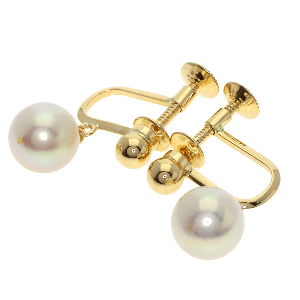 TASAKI Pearl Pearl Earring K18 Yellow Gold Ladies [Used]