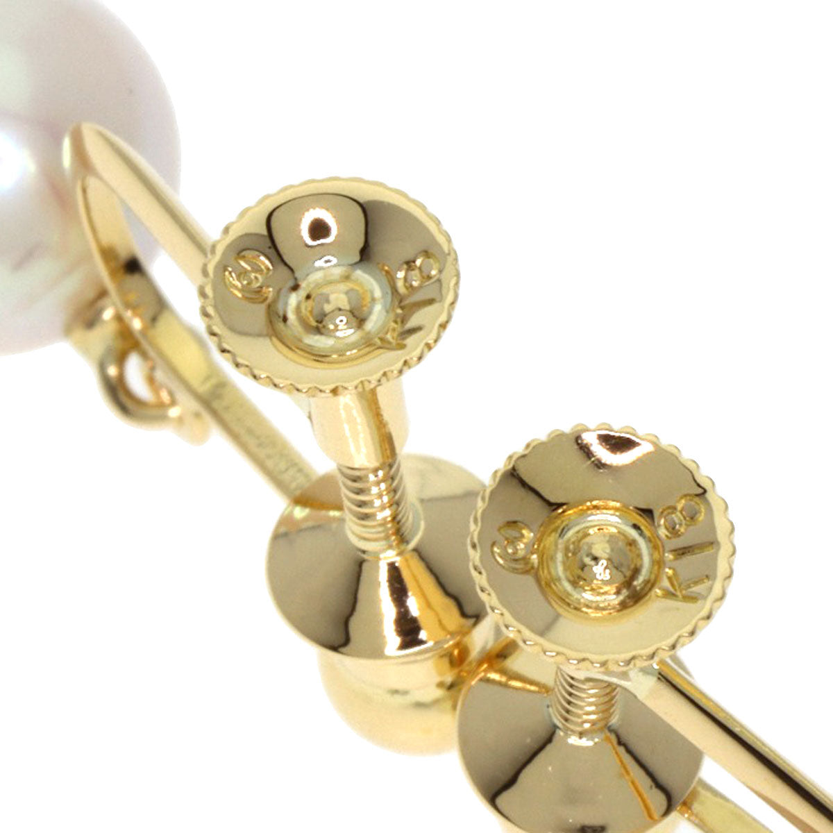 TASAKI Pearl Pearl Earring K18 Yellow Gold Ladies [Used]