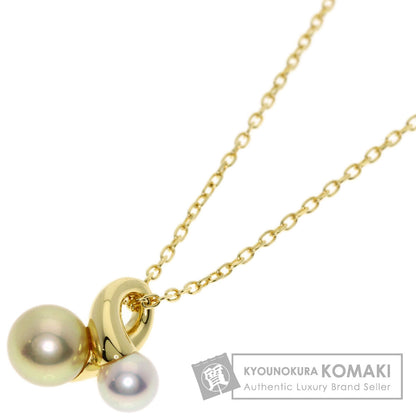 MIKIMOTO Pearl Pearl Necklace K18 Yellow Gold Ladies [Used]