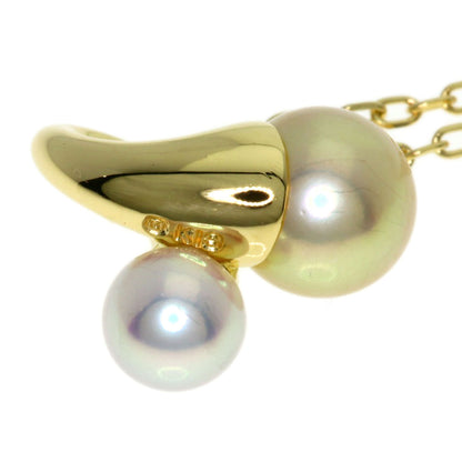 MIKIMOTO Pearl Pearl Necklace K18 Yellow Gold Ladies [Used]