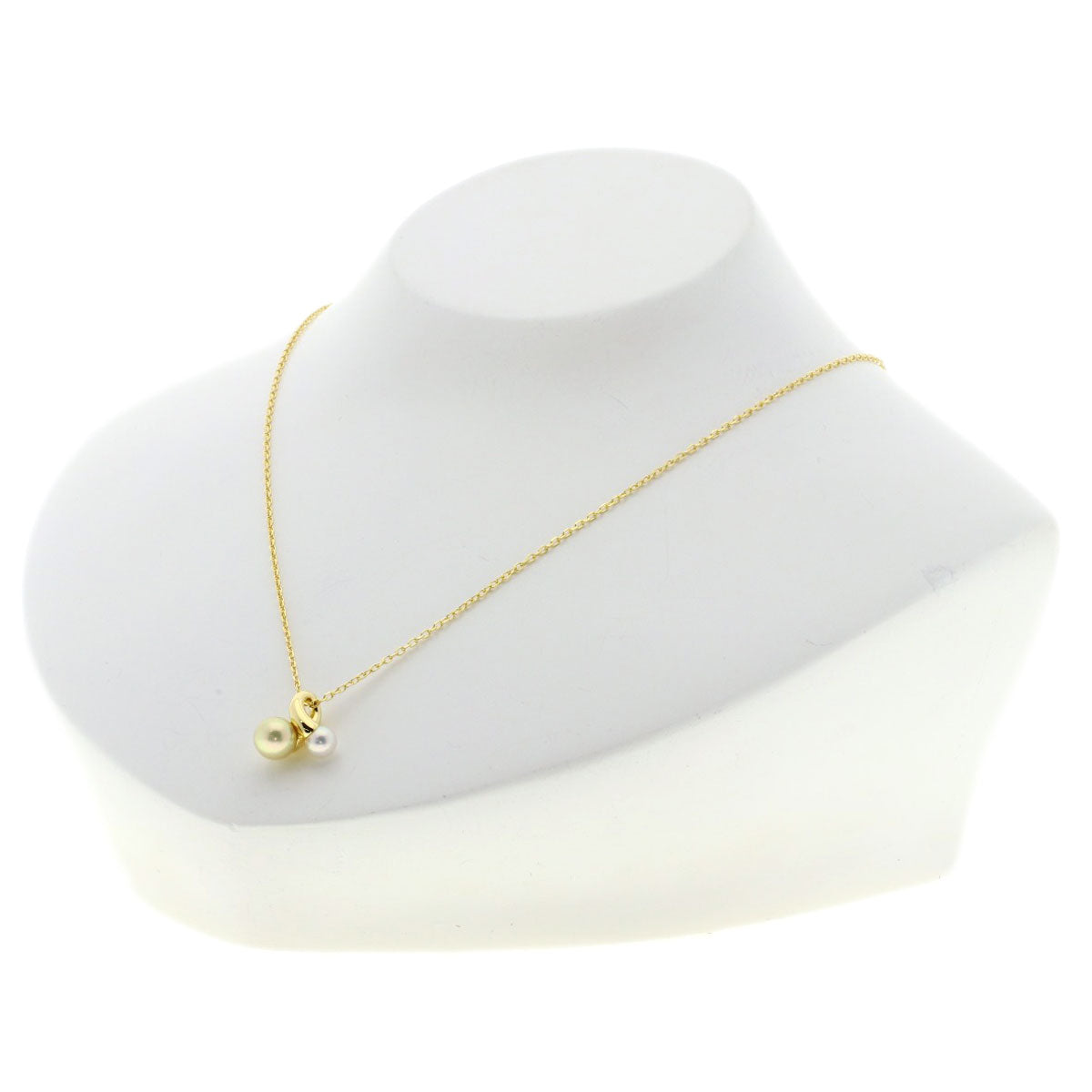 MIKIMOTO Pearl Pearl Necklace K18 Yellow Gold Ladies [Used]